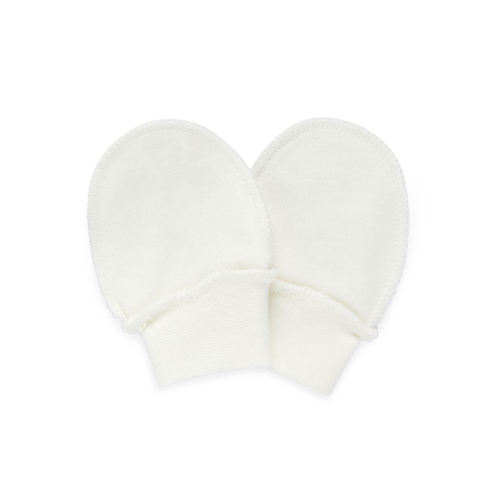 כפפות ניו -בורן לבן לתינוקות