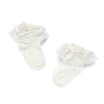 גרביים חצי קרסול עם תחרה