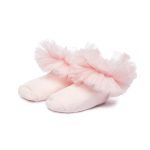 גרביים חצי קרסול עם טול חגיגי