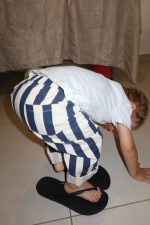 ⁦מכנסיים פסים רחבים⁩ – תמונה ⁦4⁩