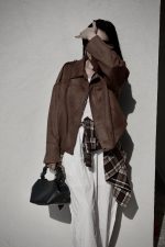 ⁦חולצה מכופתרת DARK BROW⁩ – תמונה ⁦3⁩