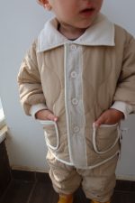 ⁦חליפת פוך עם כיסים COFFE⁩ – תמונה ⁦3⁩