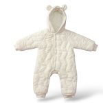 אוברול פוך שמנת עם אוזניים