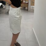 ברמודה דמוי עור לבן