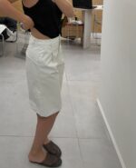 ברמודה דמוי עור לבן