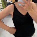 גופייה סרוגה צבע שחור