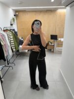 ⁦חליפה א-סימטרית שחור לבן⁩ – תמונה ⁦2⁩