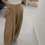 מכנסיים בלוניים חאקי